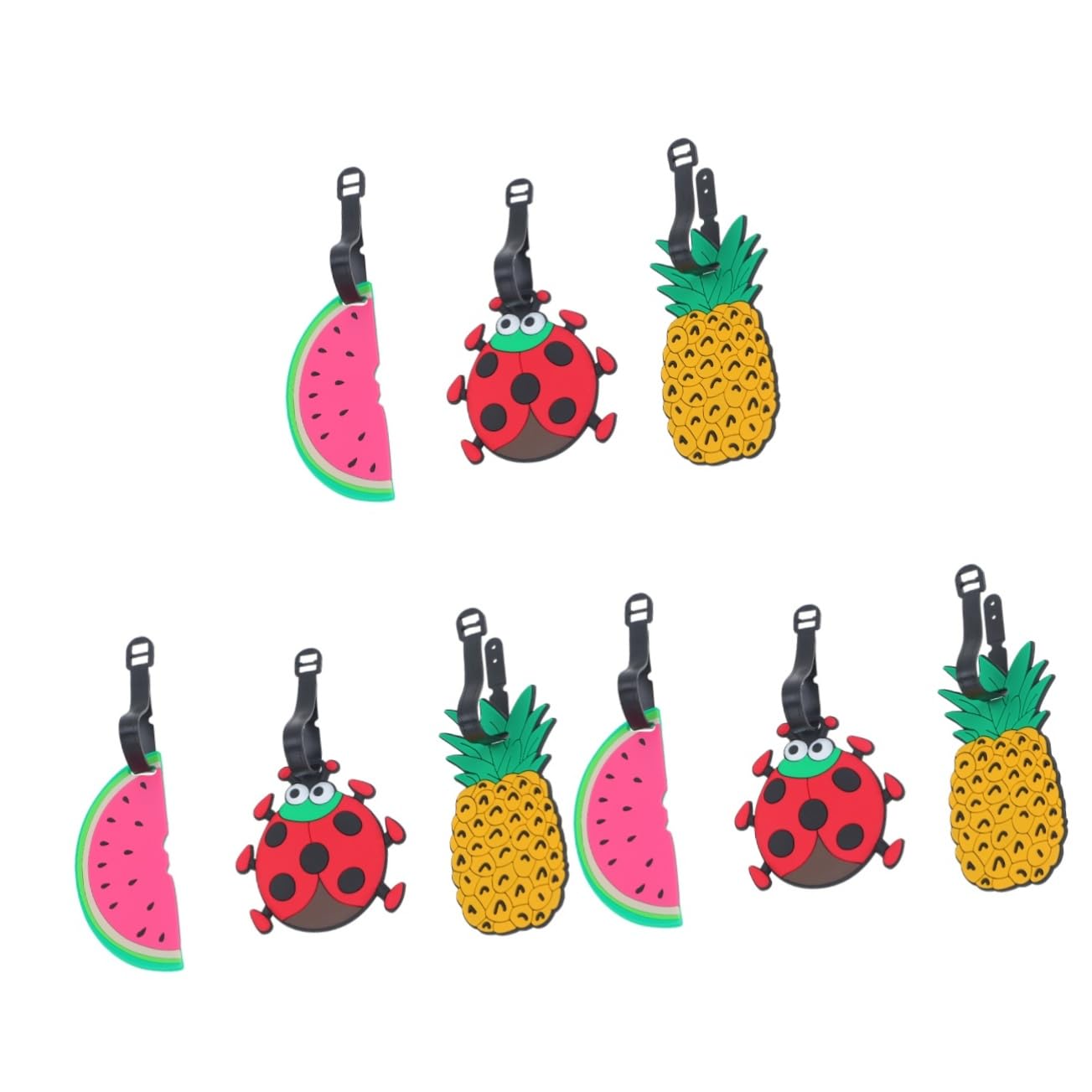 CALLARON 9 Koffer Id Tag Id Tag Gepäckanhänger Mit Pvc Gepäckanhänger Lederanhänger Für Koffer