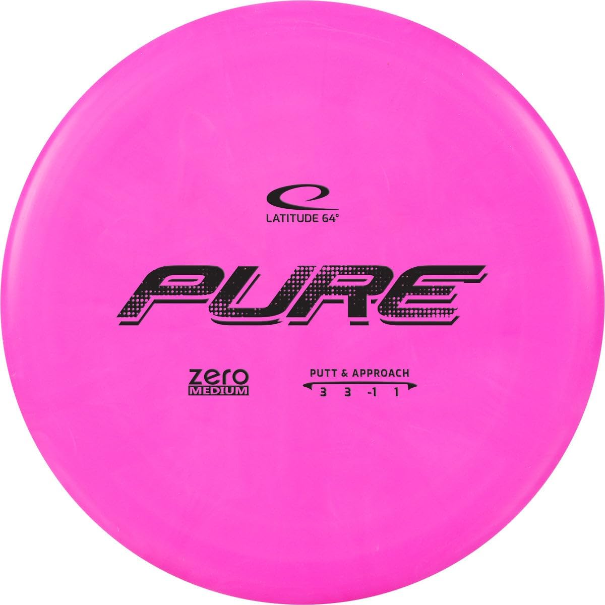 Latitude 64 Zero Medium Pure Disc Golf Putter | Straight-Flying Putter with Minimal Fade | Soft & Grippy Zero Medium Plastic | Reliable Control for All Skill Levels | 170-176g