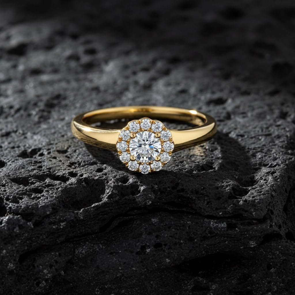 1/4 Carat Diamond Engagement Ring Band in 14K Gold (I1-I2 Clarity)