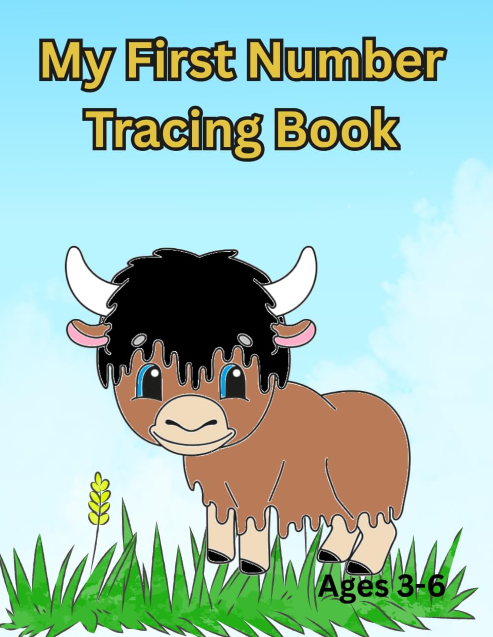 My First Number Tracing Book: Early Learning Workbook for Ages 3-5 (numbers 0-20)