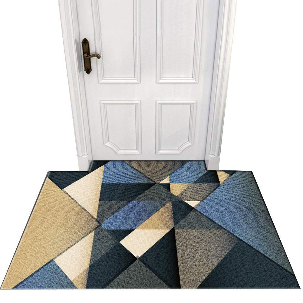 ZRUYI Paillassons pour Entrée Tapis D'entrée De Cuisine Tapis De Porte Moquettes Nordique Antidérapant Entrer La Porte Coussin De Pied 4 Couleurs Personnalisable (Color : B, Size : 160x230cm)