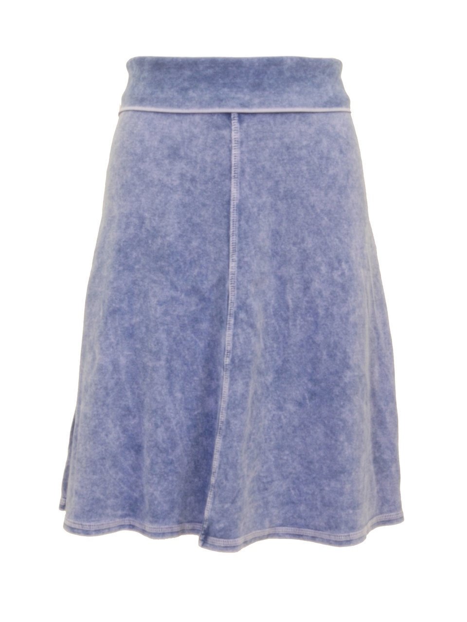 Forever Knee Length A-Line Skirt with Rolldown Waistband Style B-126