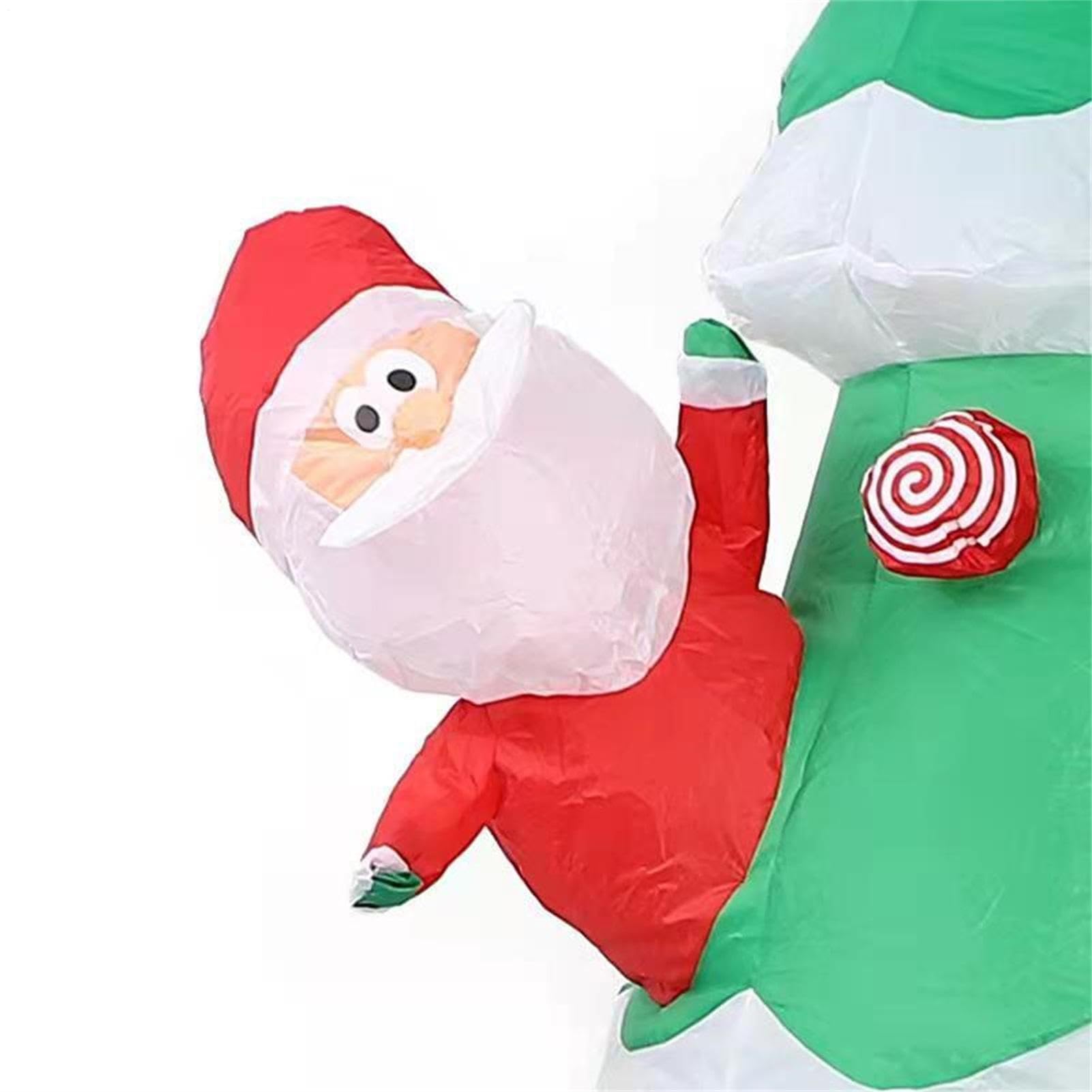 Gigante De Navidad Inflable - Figuras De Papá Noel Muñeco De Nieve