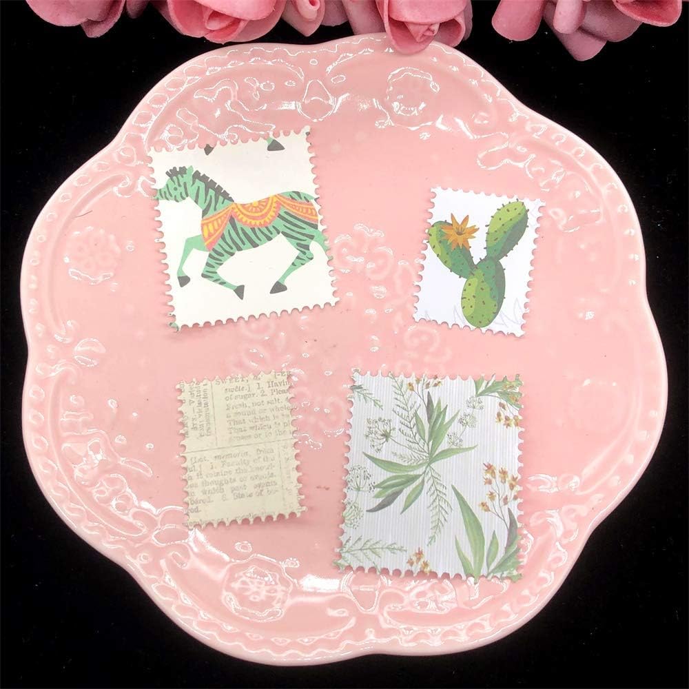 ラスト♡未使用　大人気切手型ダイセットPOSTAGE DIESスタンピンアップ Amazon.com: KSCRAFT DIY Postage Stamp Set Metal Cutting Dies