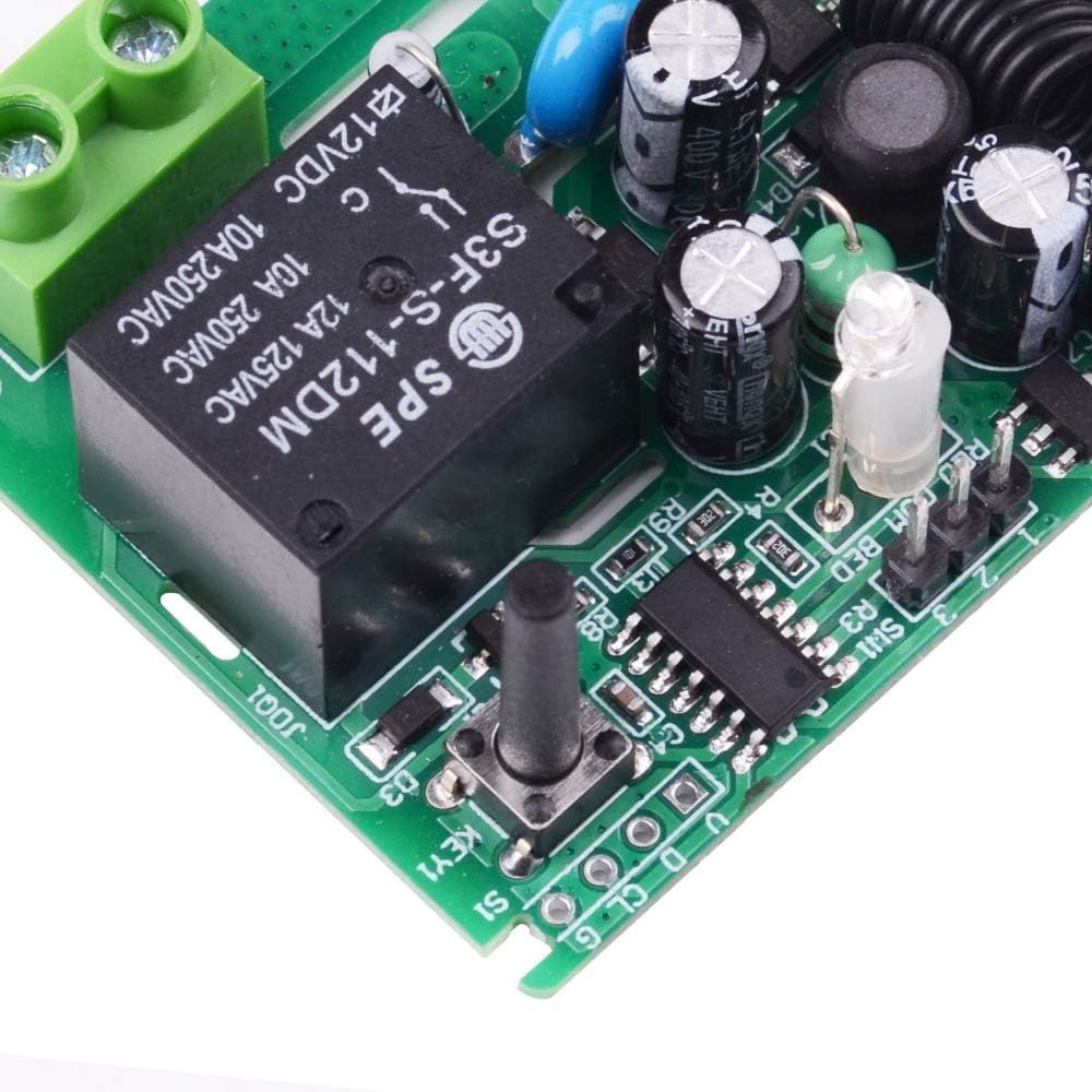 AC 220V 230V Funkschalter mit 4 Handsender Fernbedienungsschalter Empfänger kabellose RF Schalter Funkfernbedienung Fernsteuerung Fernschaltung