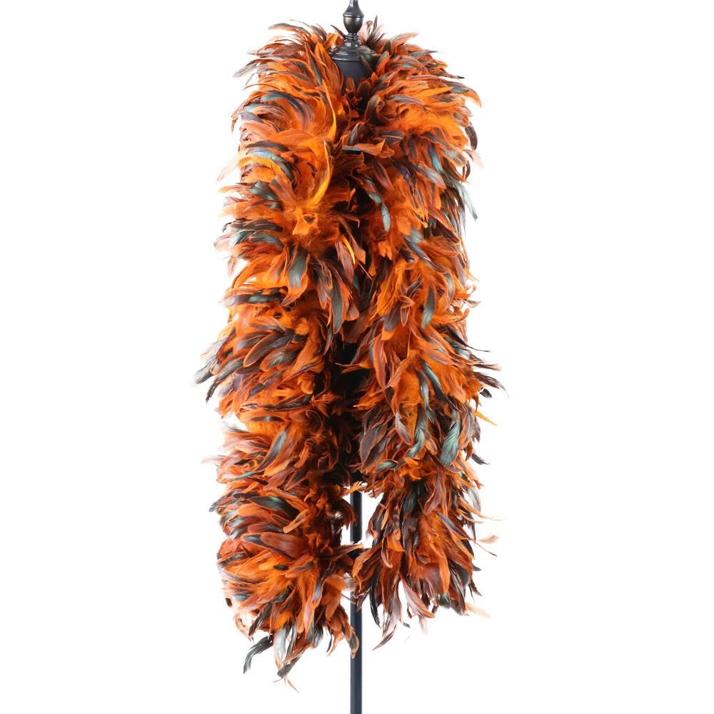 2 Metri Gallo Boa di Piume Festa di Nozze Abbigliamento Scialle Carnevale Decorazioni Cosplay Piume di Fagiano Boa Sciarpa