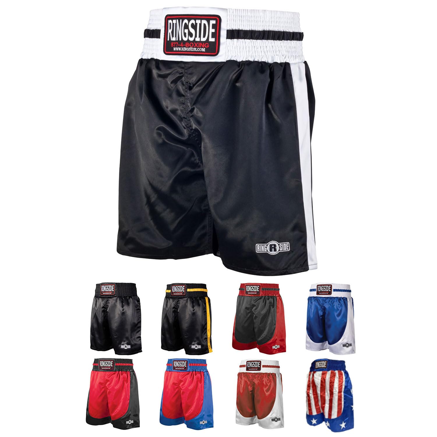 Ringside Pro-Style Kickboxing Muay Thai MMA Training Gym Clothing Shorts Boxing Trunks
