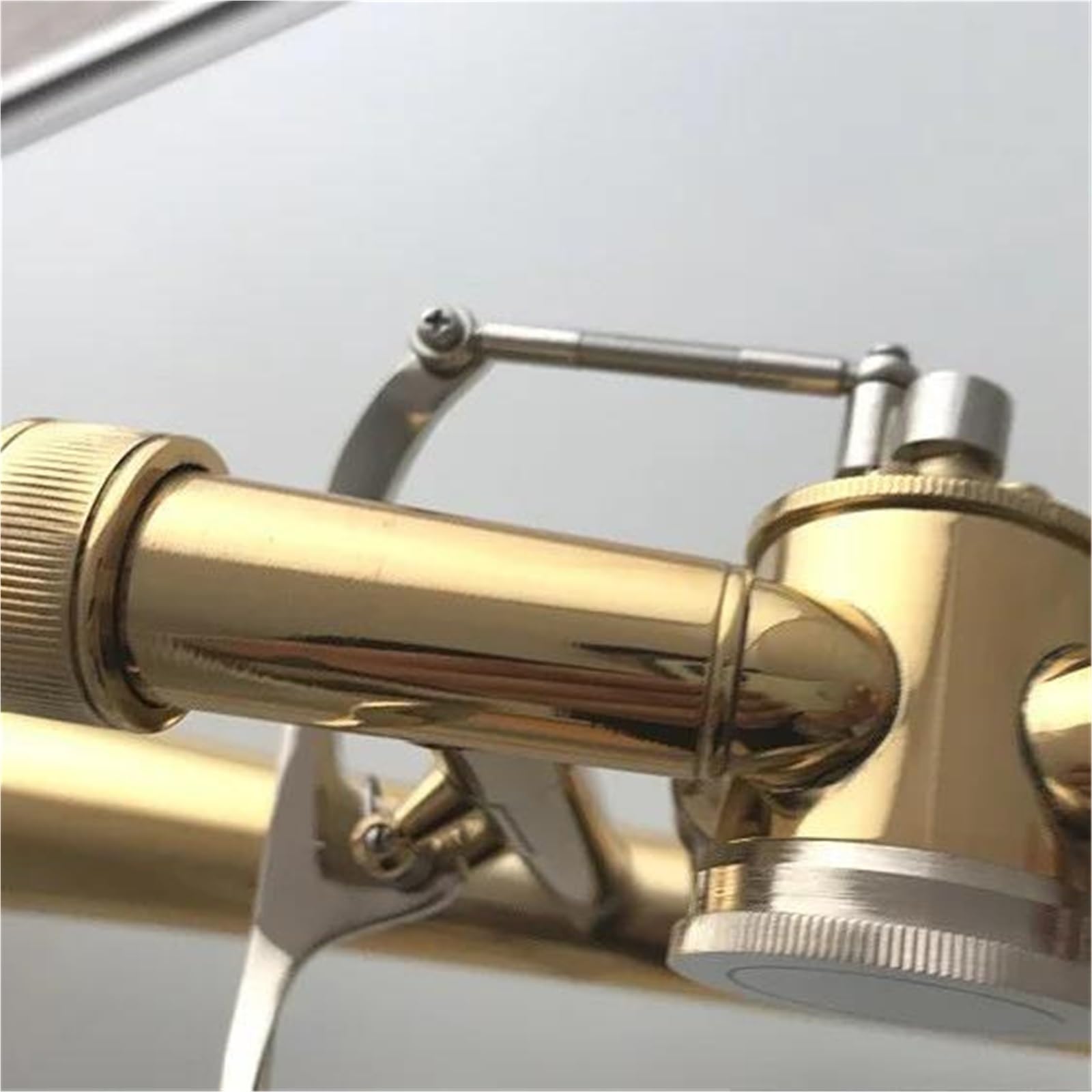 B-Posaune Instrument Goldlack Kolben Profiposaune
