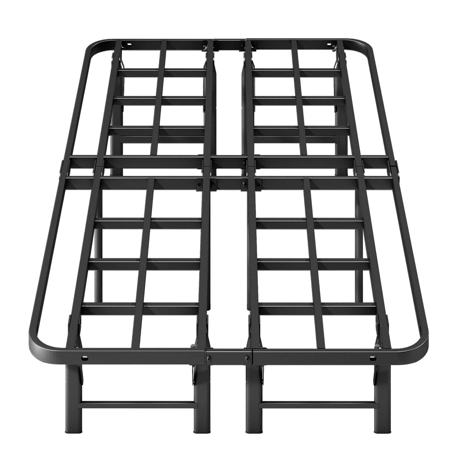 ZIYOO Twin Folding Bed Frames, 16 Inch High Heavy Duty Mattress ...