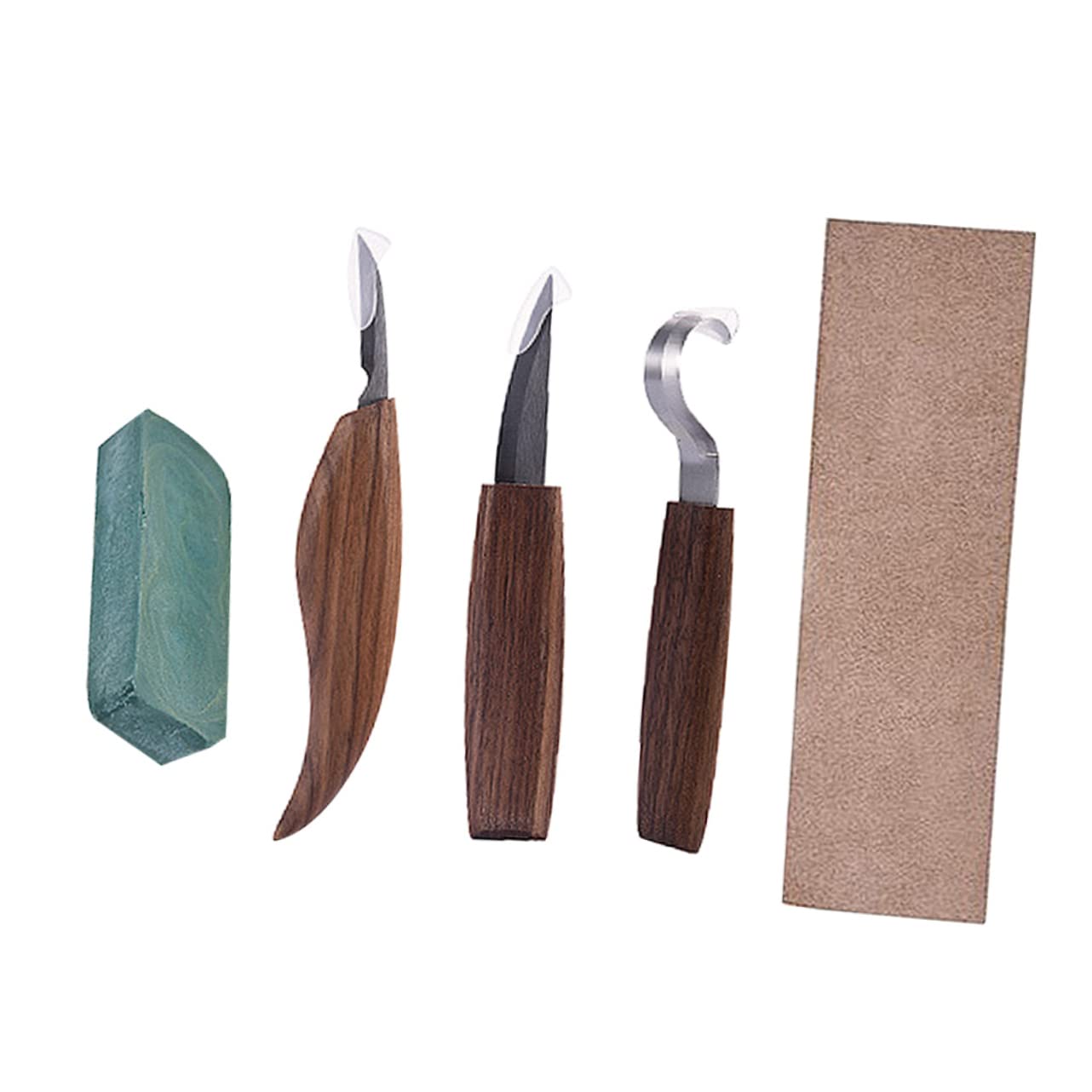 Operitacx Kit De Tallado De Madera De 5 Piezas Herramientas De Grabado Para Principiantes y Artísticos