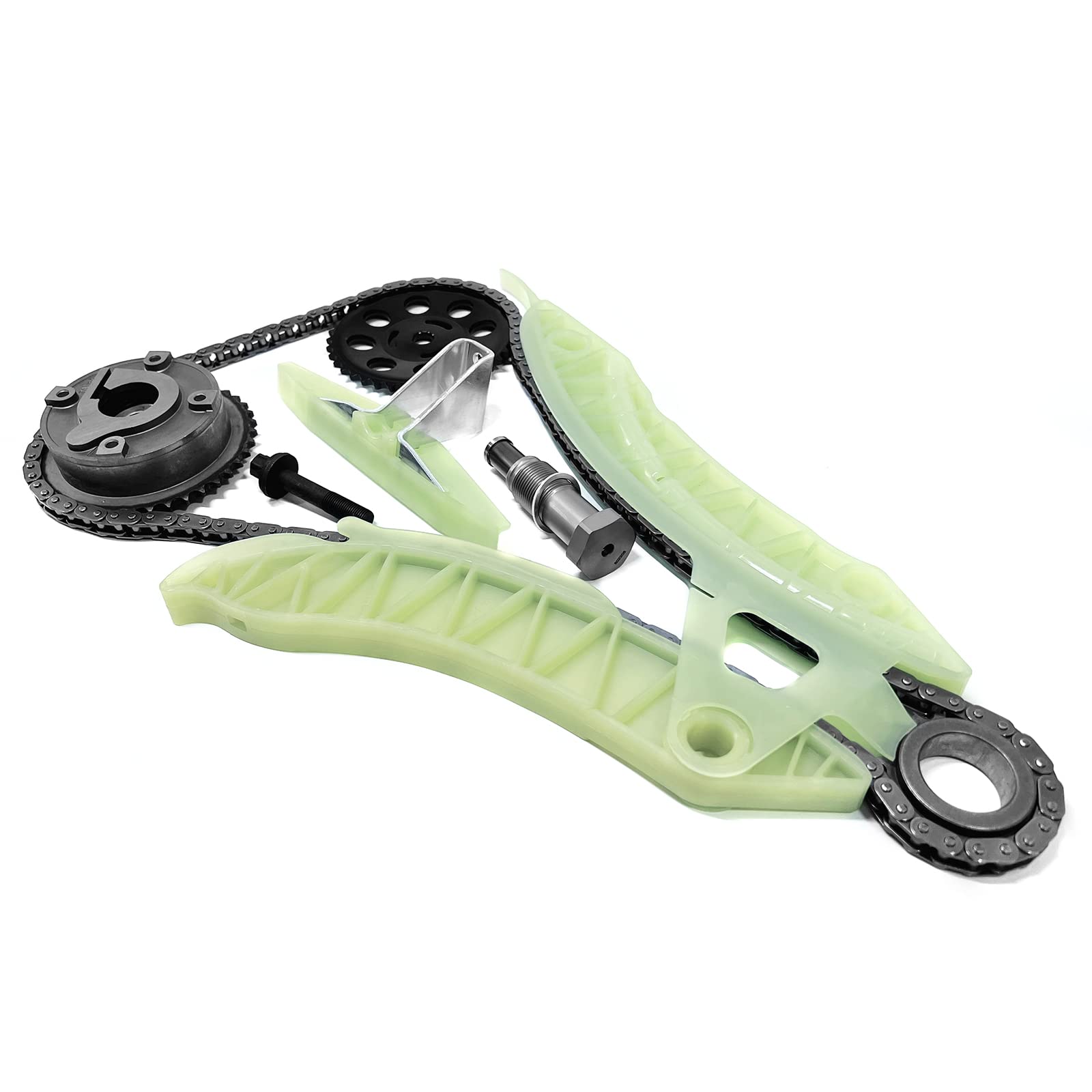 BLINTAC Timing Chain Kit Camshaft Adjuster VVT Sprocket Compatible with MINI Cooper S JCW R55 R56 R57 R58 R59 Clubman Chili Salt N14B16 1.6L L4 DOHC Turbocharged 2007 2008 2009 2010 2011 2012