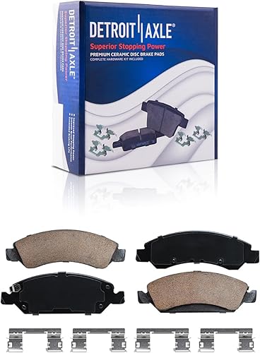 Miniatura 6 de Detroit Axle - Kit de frenos para Chevy Silverado Suburban GMC Sierra Yukon XL 1500 Avalanche Cadillac Escalade ESV EXT Frenos de disco perforados y