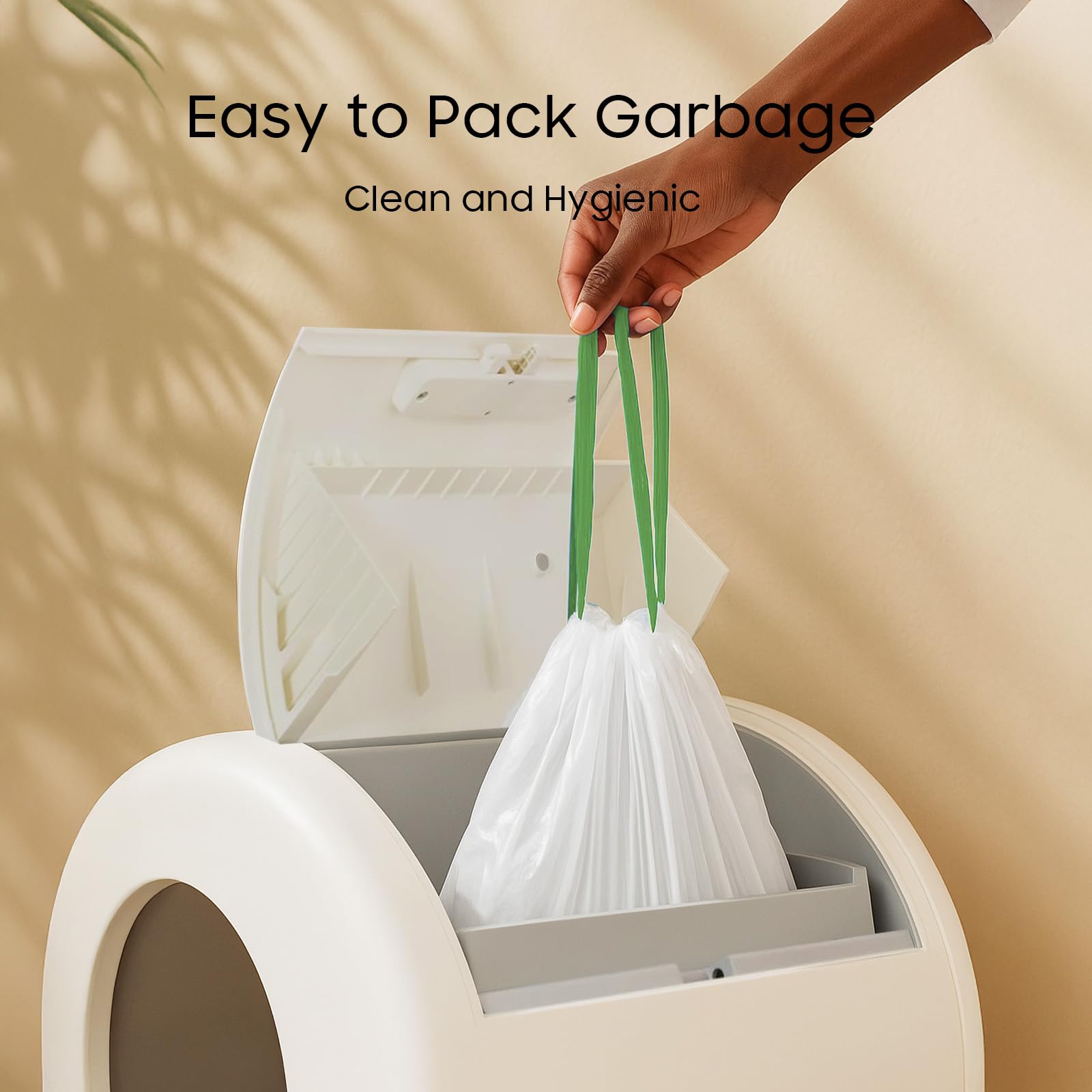 90 Tear-free Count Cat litter bags Liners Only Compatible with MW-SC01 MW-SC02 MeoW Self-cleaning Cat Litter Box,Leak-proof 18" x 12.6" - image 4