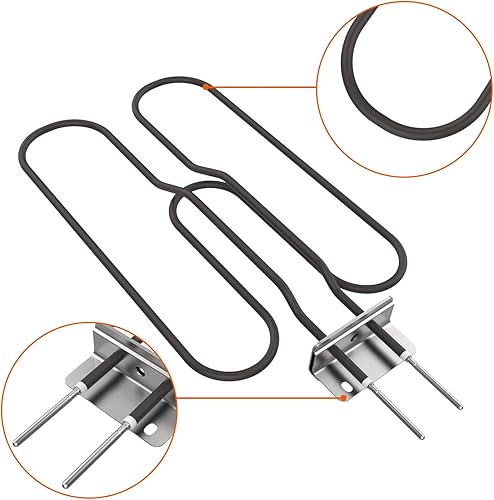 Miniatura 3 de Elemento calefactor de parrilla para parrillas Weber Q140 serie Q1400, pieza de repuesto para Weber 80342 80343 65620 Elemento calefactor eléctrico