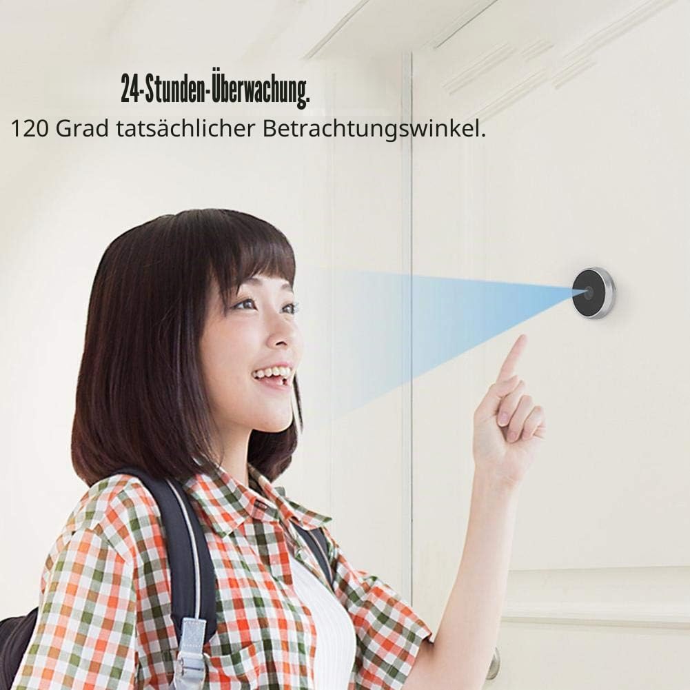 MAGT Türspion Kamera, 3,5 Zoll LCD Digitaler Türspion 120 Grad Blickwinkel Türkamera Elektronische Tür Spion Kamera Home Visuelle Tür Viewer Tür Eye