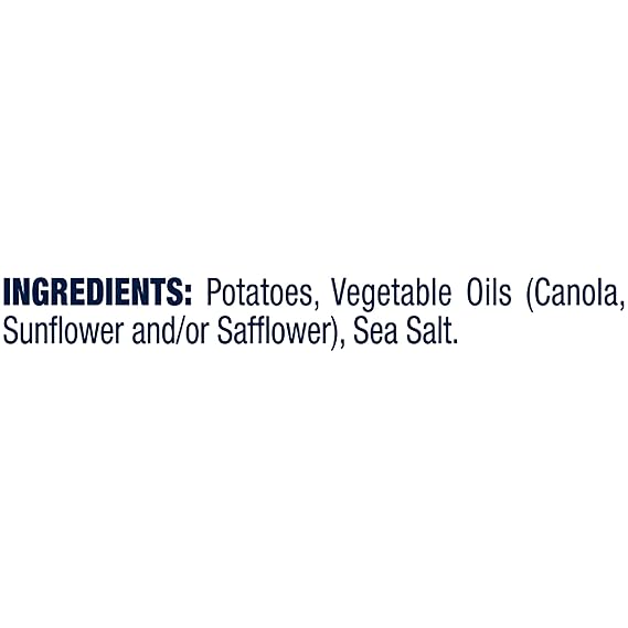 Cape Cod Potato Chips, Less Fat Original Kettle Cooked Chips, 5 Oz (Pack of 8)