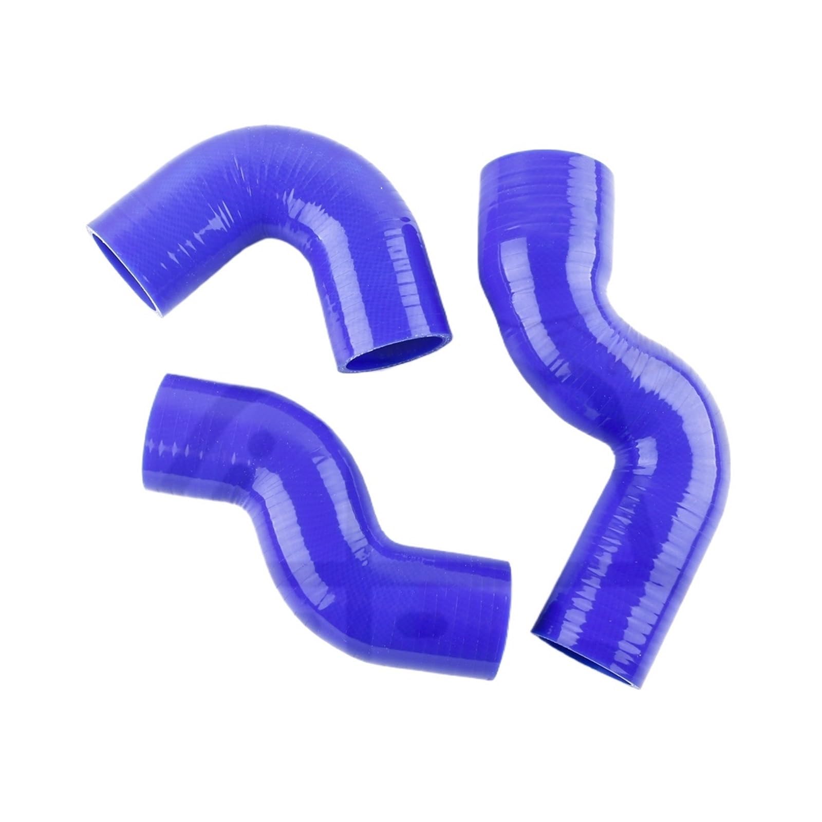 Straight Reducer Hose Coupler Car Silicone Turbo Intercooler Hose Parts 4PLY fit for Land Rover Defender TD5 1998-2016 3PCS(Bleu)