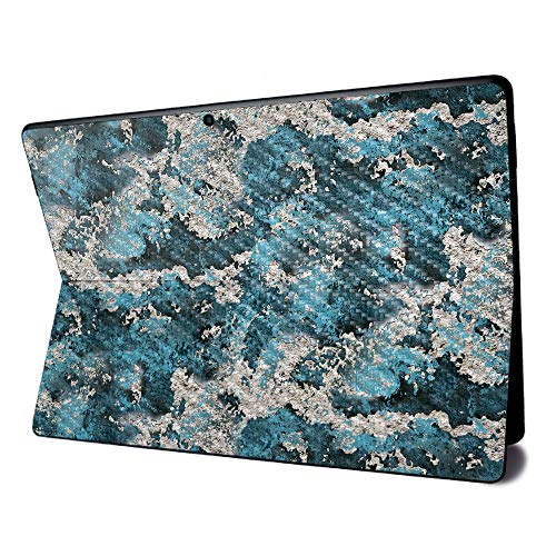 Image of MightySkins Carbon Fiber Skin for Microsoft Surface Pro X - Rift | Textured Carbon Fiber Finish | Easy to Apply, Remove, and Change Styles | Made in The USA