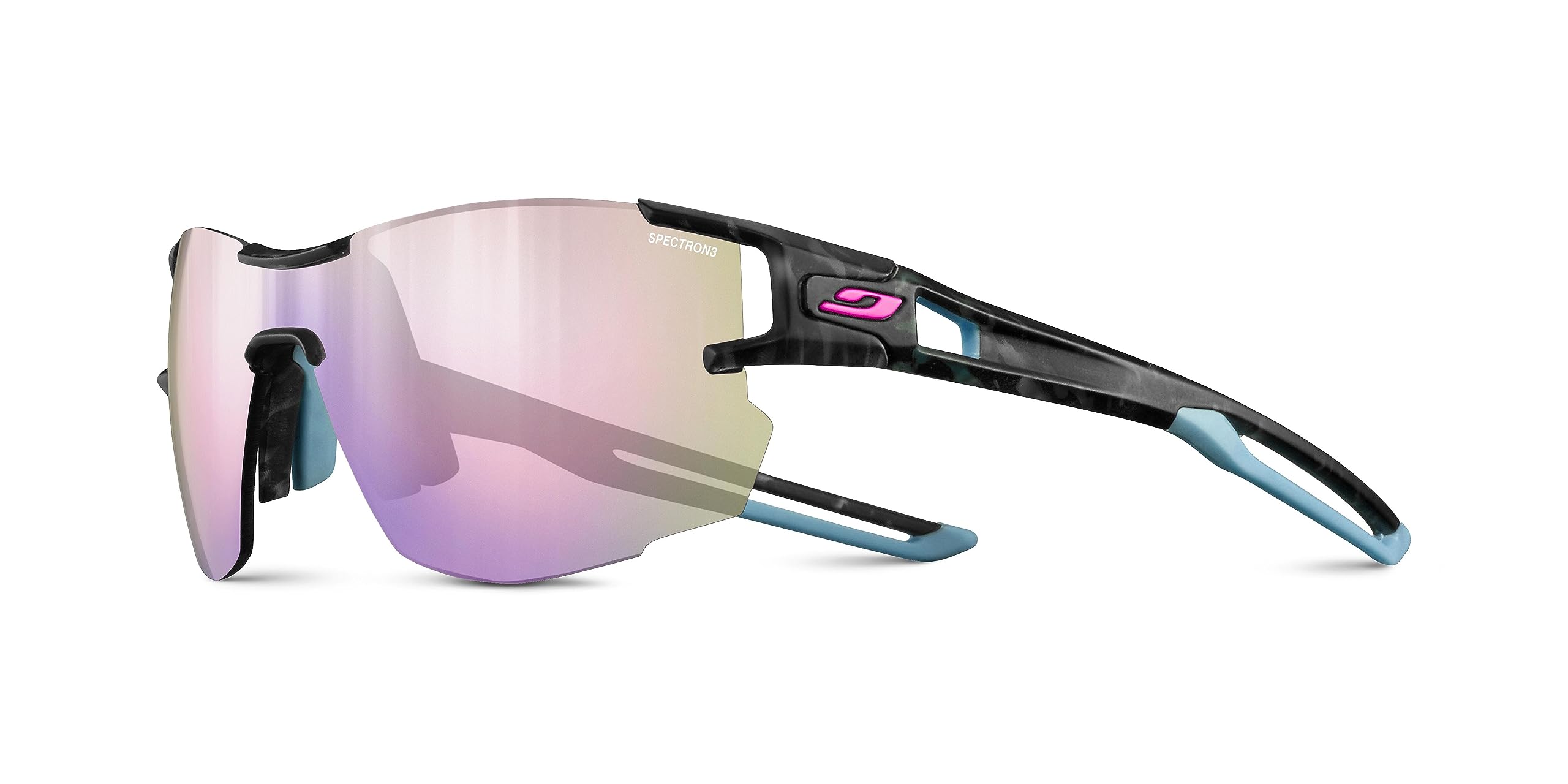 Julbo Unisex AEROLITE Sunglasses, Gris tartarugato/Azul celeste, Talla Única