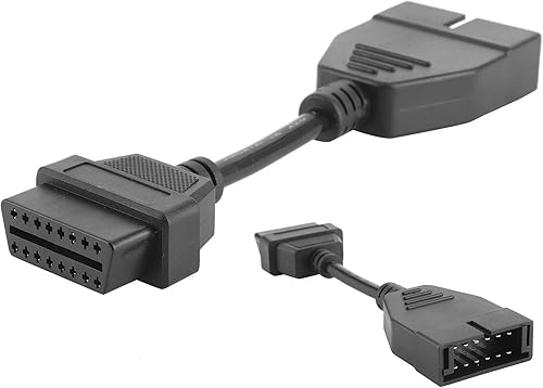 Miniatura 6 de Profesional 12Pin macho a OBD1 OBD2 16Pin hembra adaptador auto diagnóstico conector cable compatible con vehículos herramienta