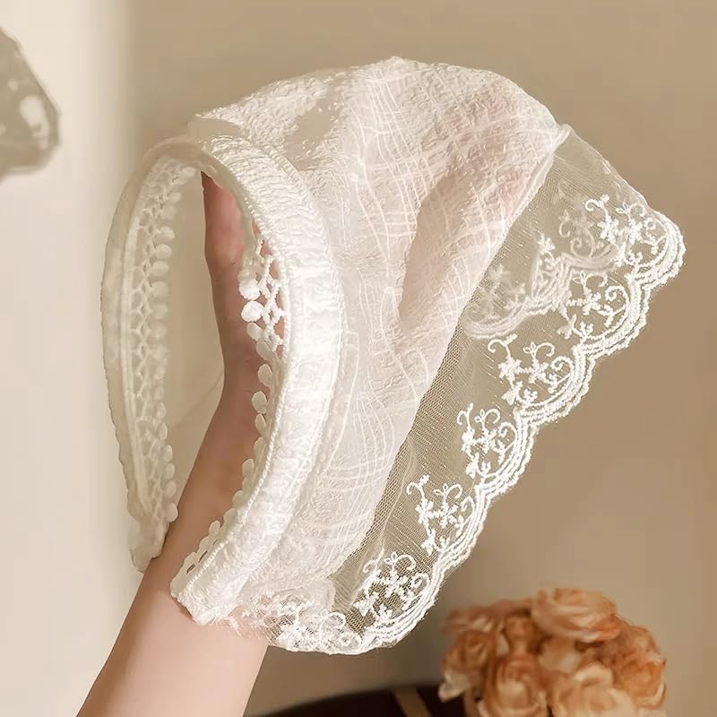 Voile Mariée ZICHENXR Foulard En Dentelle Vintage - Voile élégant