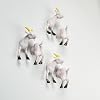 Mini 6Pcs Goat Refrigerator Magnets - Animal Magnets for Home Decoration add Some Humor and Fun to Your Fridge, Office whiteboard, Dishwasher, Storage cabinets, and dishwashers Goat