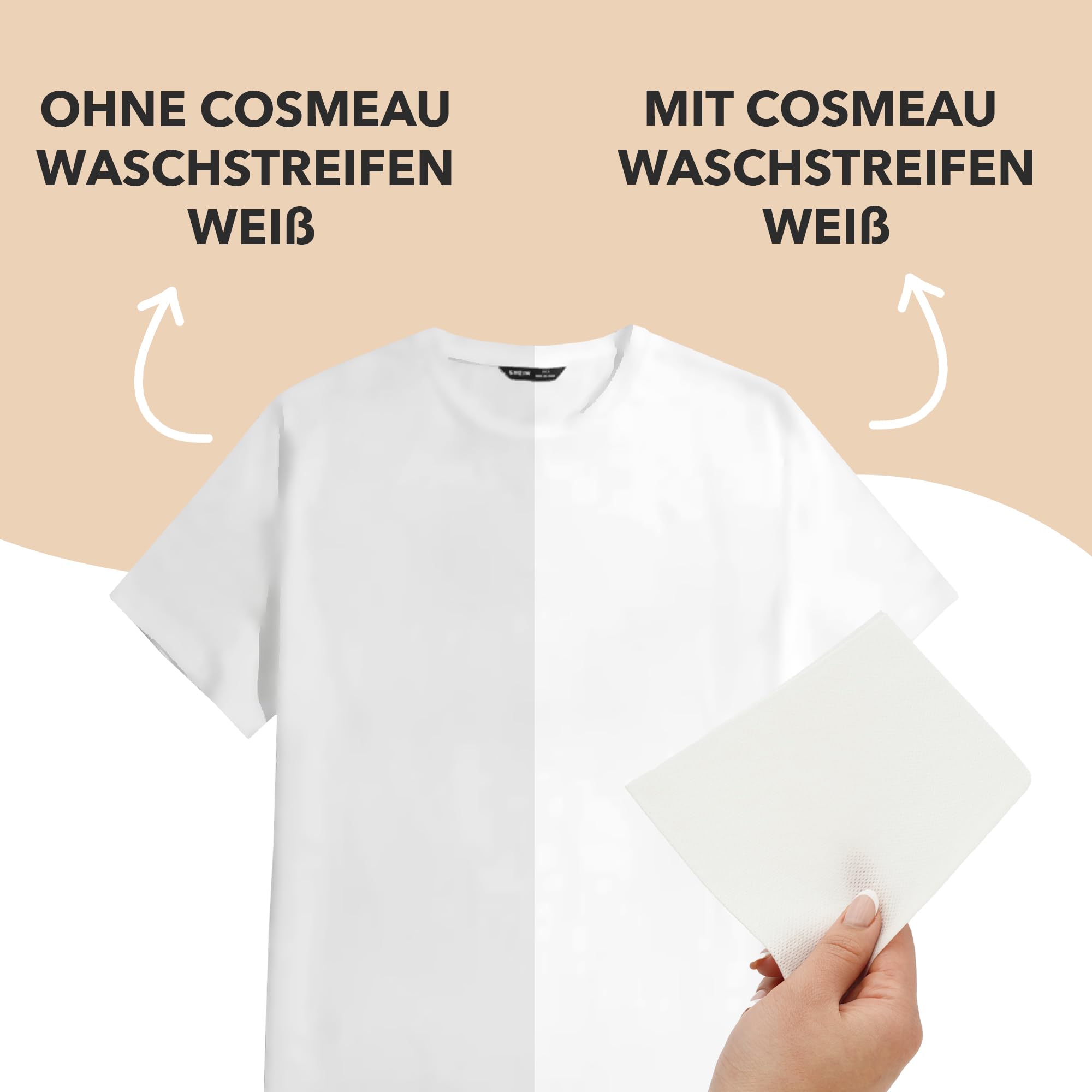 Waschmittel Blätter für Weiße Wäsche - Frühlingsfrisch - bis zu 60 Waschgänge