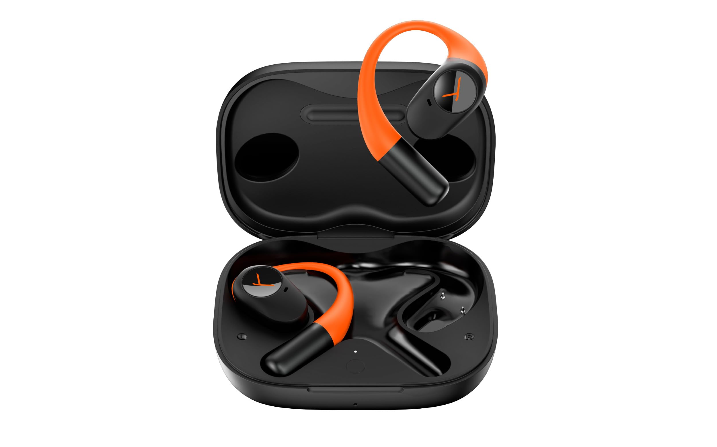 beyerdynamic AMIRON 200 Auricolari True Wireless aperti, Open-​Ear Cuffie sportive con ganci auricolari ergonomici, Bluetooth 5.3, durata della batteria di 36 ore in modalità SPORT