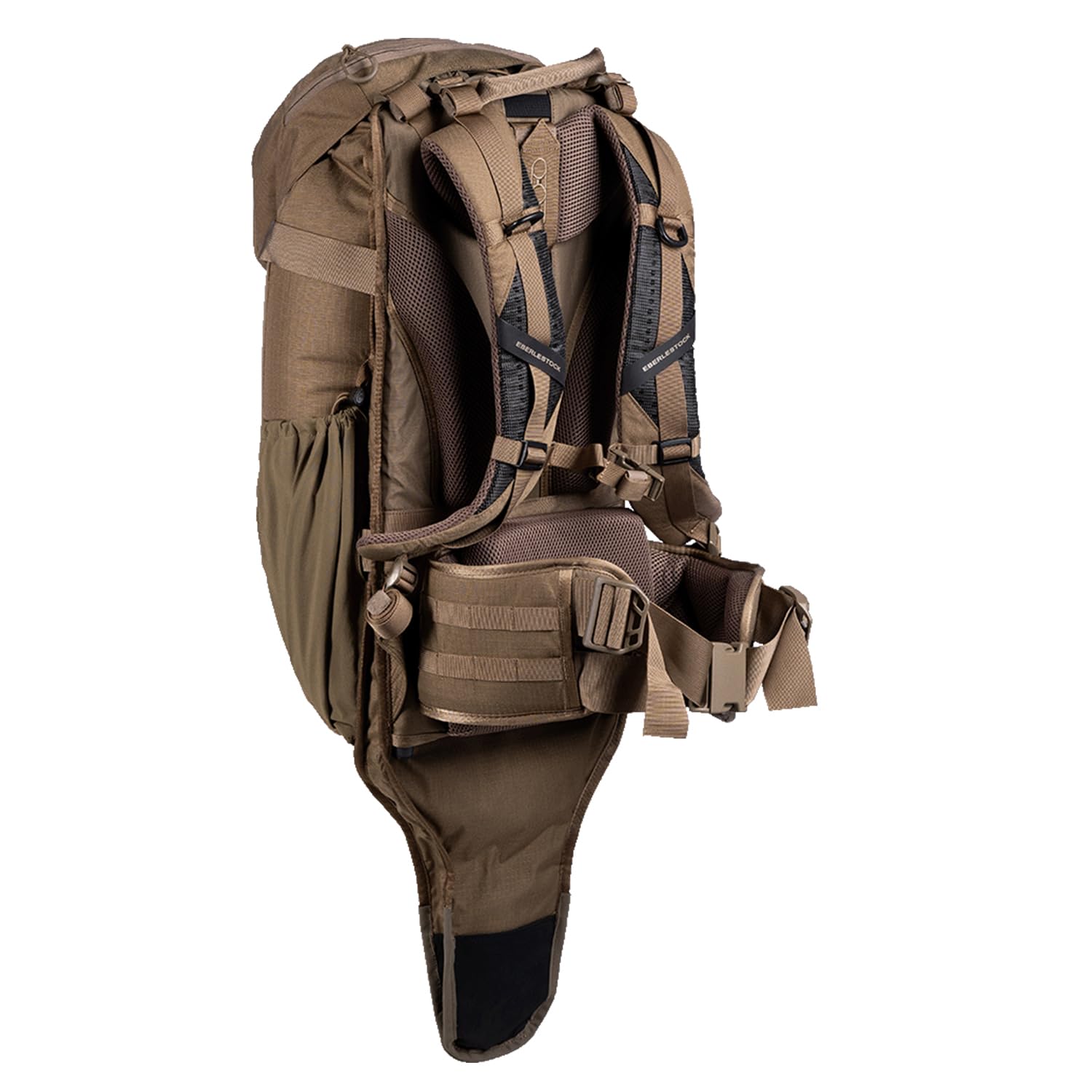 Eberlestock Just One Hunting Pack - Mochila ligera y versátil para aventuras en el campo - Funda de rifle integrada