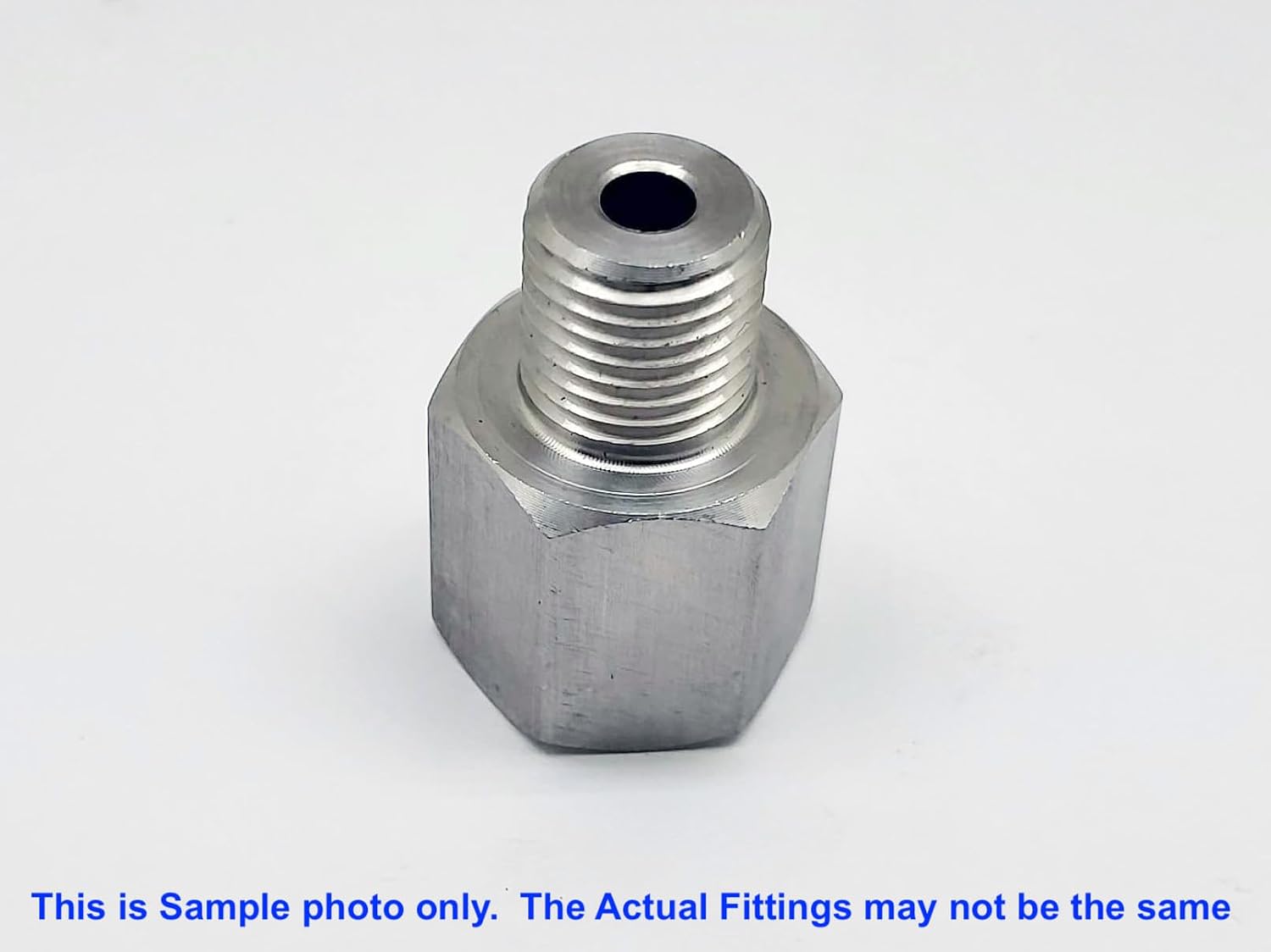 Autobahn88 Stainless Steel Hose End Adapter, Fuel, Oil, Air Line Conversion Fitting for Automotive, Hydraulic, Pneumatic, Plumbing (1/8" NPT Female to M10x1.25 Male)