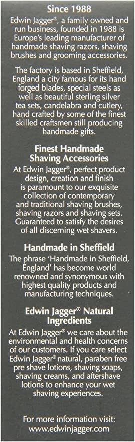 Edwin Jagger R352AMZ Classic Synthetic Handled Nickel Plated Manual and Reusable Mach 3 Razor for Men and Women for Shaving Cream or Soap - Image 4