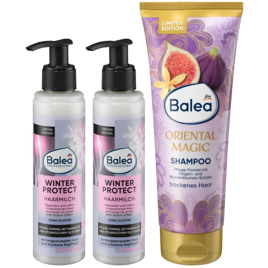 Balea 3er-Set Haarpflege: Haarmilch Professional...