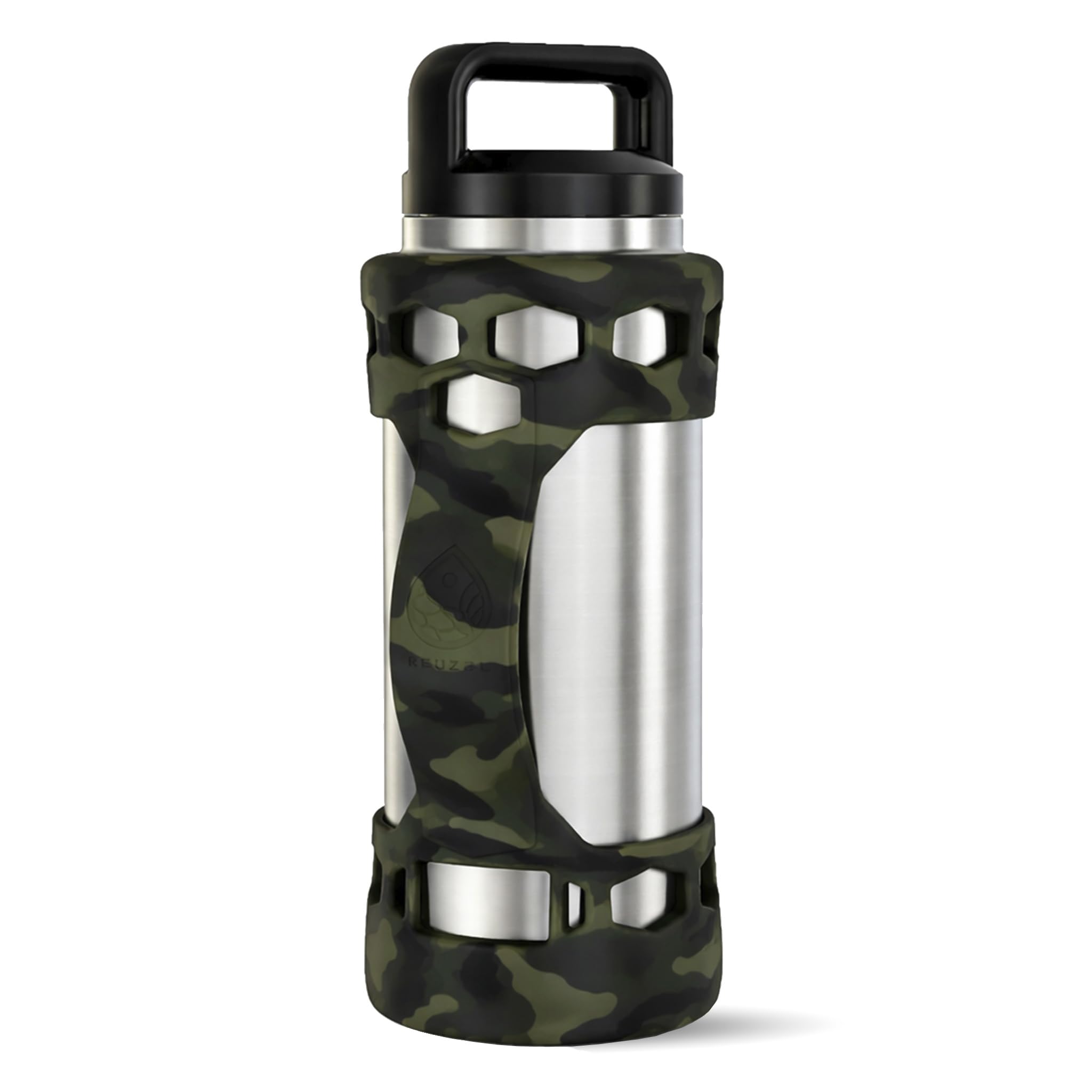 REUZBL Bottle Bumper Silicone Boot Sleeve Protector Accessories with Handle for 26 oz & 36 oz Stainless Steel Water Bottles