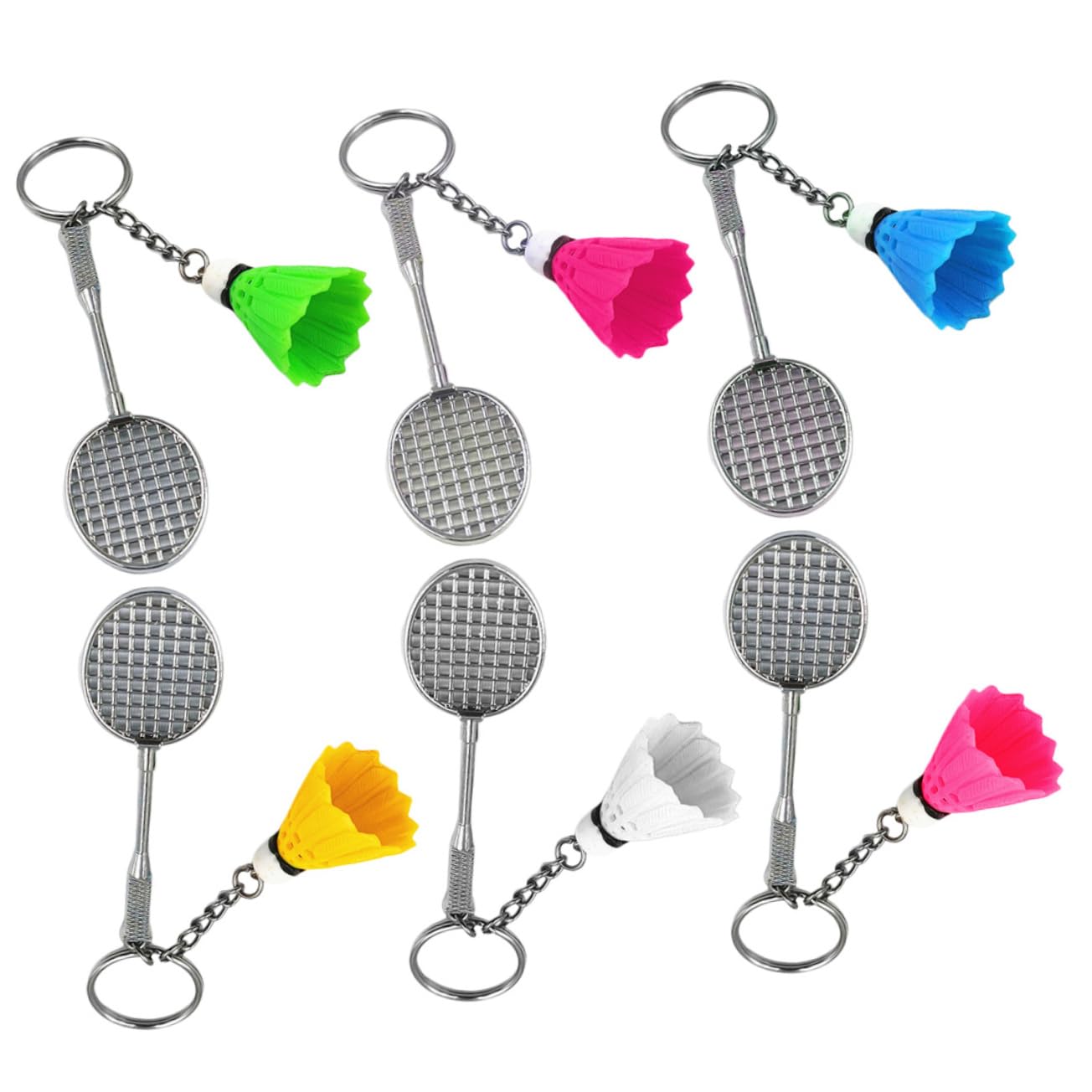 GALPADA portachiavi da badminton catena chiave dell'auto portachiavi per chiavi auto borse taschen portachiavi per auto tennis portachiavi con pallina da badminton ciondoli per zaino