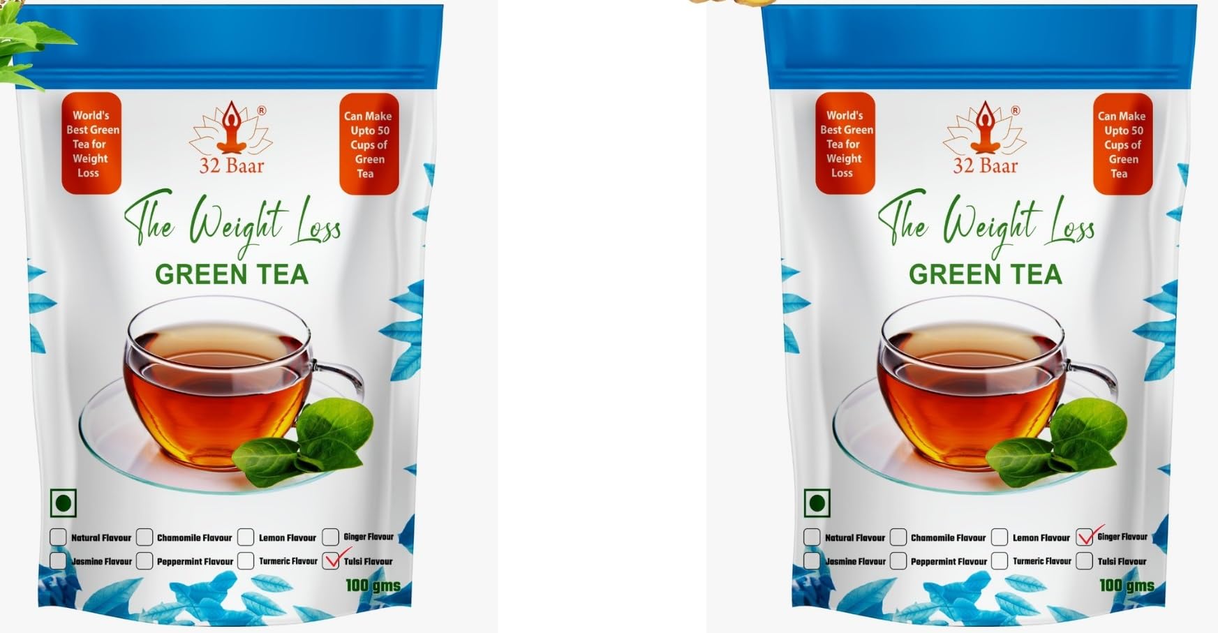 32 Baar Combo Tulsi & Ginger Green Tea (B0CLGKLWCR) Amazon Price History, Amazon Price Tracker