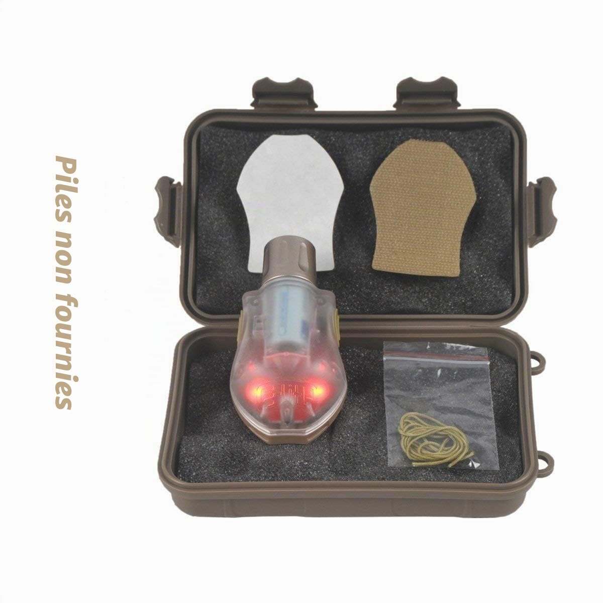 Lumière de Survie aéroportée Militaire IR Tactique de lumières stroboscopiques avec Ruban Magique pour élément de Casque Fast