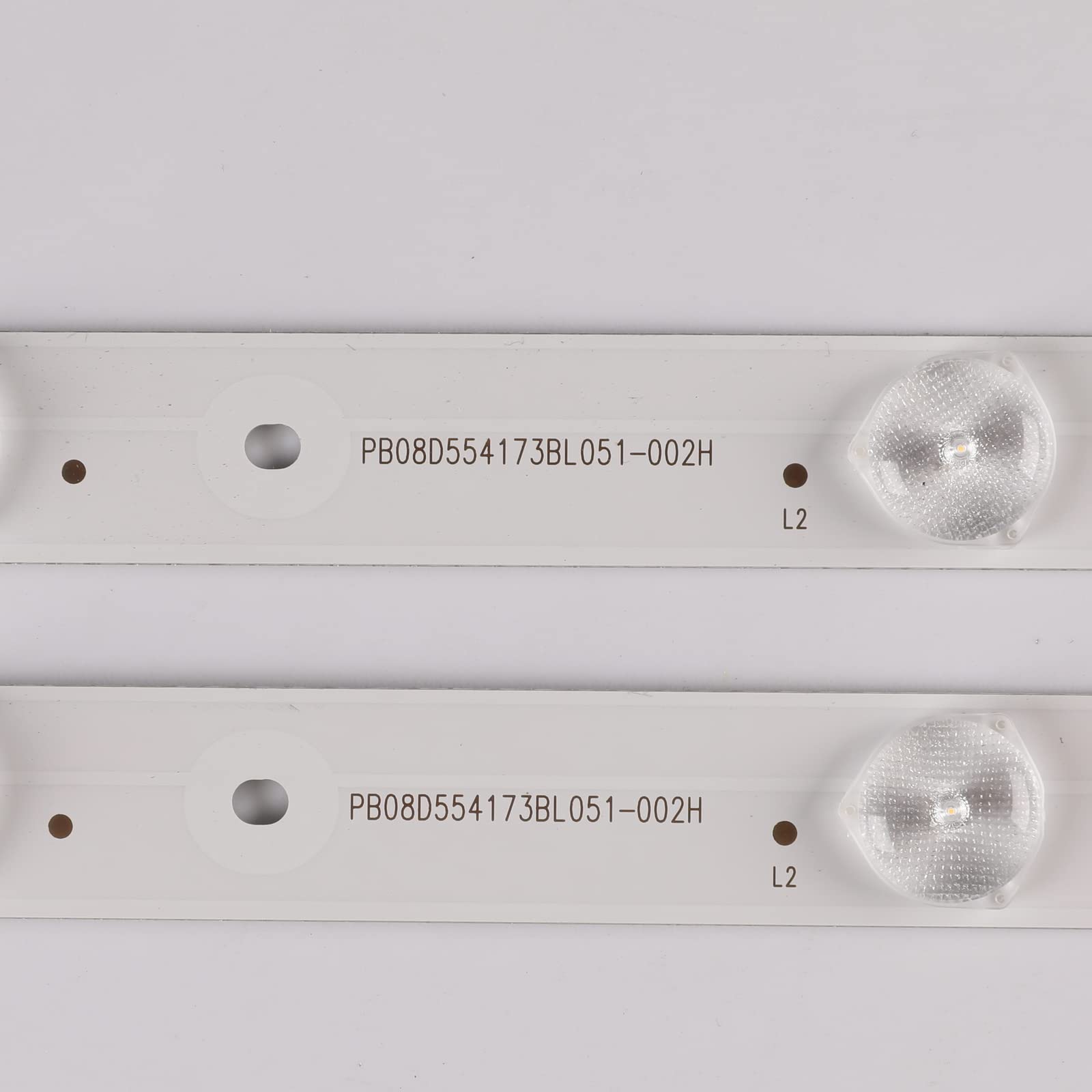 2 Pièces/Kit Bandes LED Adaptées For THOMSON 32 TV 32HC3106 32HS3023 32HS3033 LB320T MSA 32HR332M06A0 V5 PB08D554173BL051 003H Lampes de remplacement pour téléviseur(2 set)