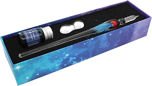 Gullor Jellyfish - BolĂgrafo de cristal de borosilicato, bolĂgrafo de cristal de borosilicato, juego de tinta, azul lago Gullor Jellyfish - BolĂgrafo de cristal de borosilicato, bolĂgrafo de cristal de borosilicato, juego de tinta, azul lago