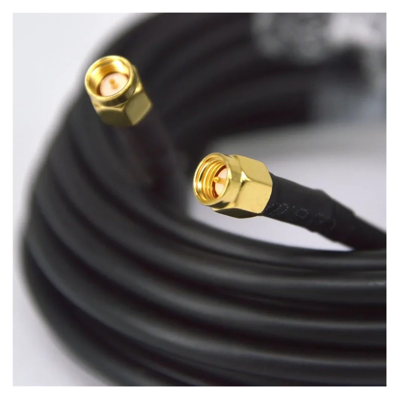 Przewód przedłużający koncentryczny RG58, wtyk SMA męski i kabel pigtail do anteny WLAN, sieć bezprzewodowa WiFi 2G, 3G, 4G, radio RF, 1 m 10(10 meters cable)