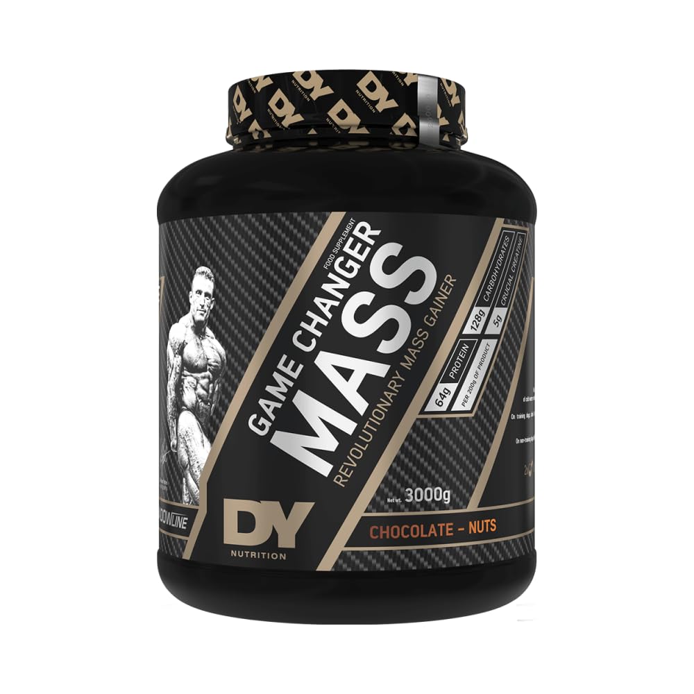 Dorian Yates Nutrition Game Changer Mass (3000g) Chocolate Nuts - Przyrost masy ciała - Z kreatyną