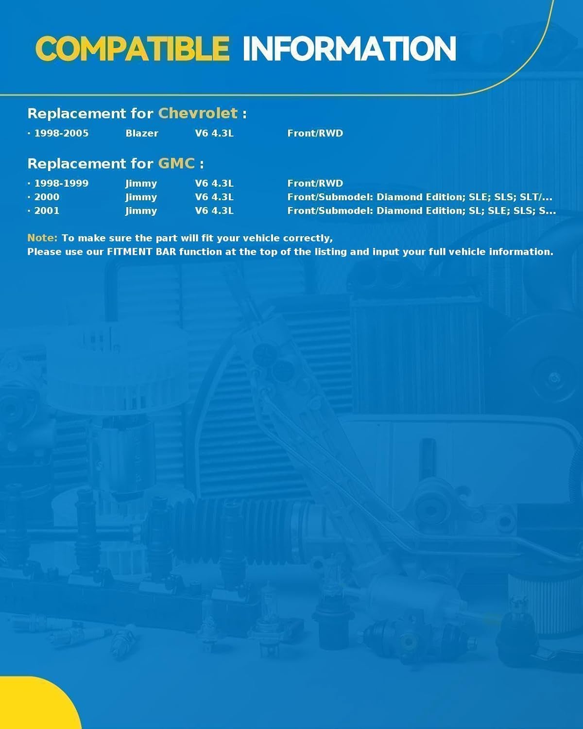 PHILTOP Front Wheel Hub Bearing for 1998-2005 Blazer, 1998-2001 Jimmy, 513200 Hub Assembly w/ABS 5 Lugs