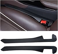 Vista 10 de 2 piezas de relleno de espacio para asiento de coche de piel sintética PU, bloqueador de caída para grietas de auto para rellenar el espacio lateral