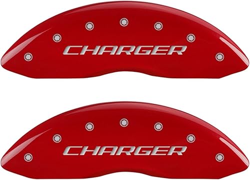 Miniatura 8 de MGP Caliper Covers - Cubiertas de pinza de freno para Dodge Challenger 2011-2023 y Dodge Charger 2011-2023