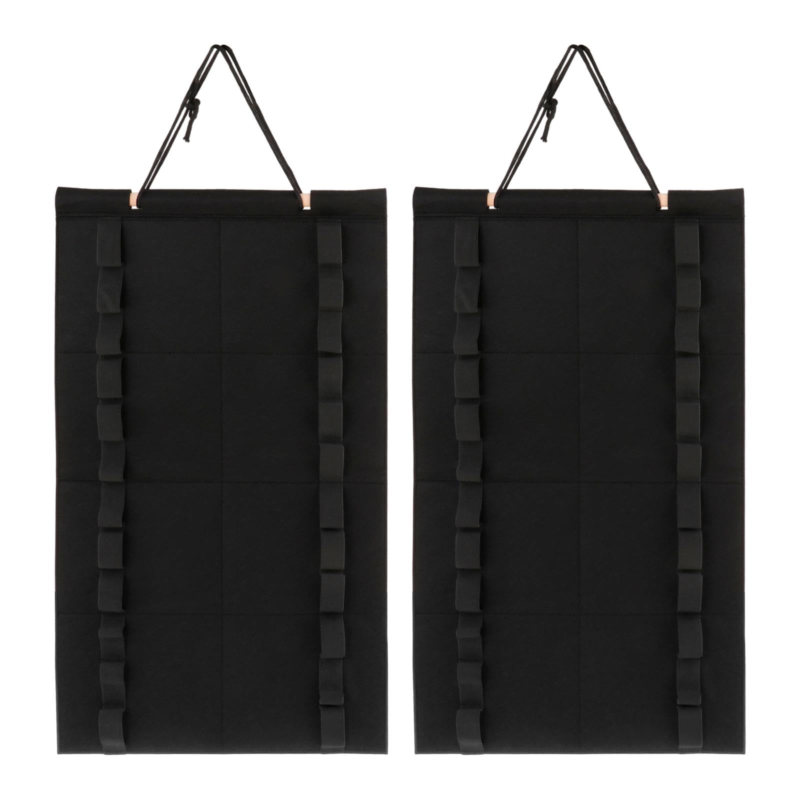 Yiju 2X Martial Arts Belts Organizer, Taekwondo Belt Storage Holder Each Holds 12 Karate Belts, Belt Display Holder for Muay Thai