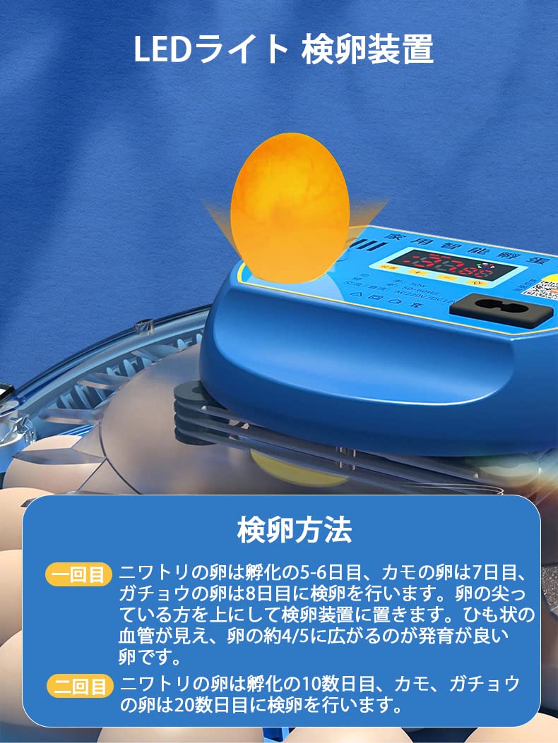 孵卵器 Rcom mini 自動温度管理 LED検卵ライト&動作確認済み 箱付き