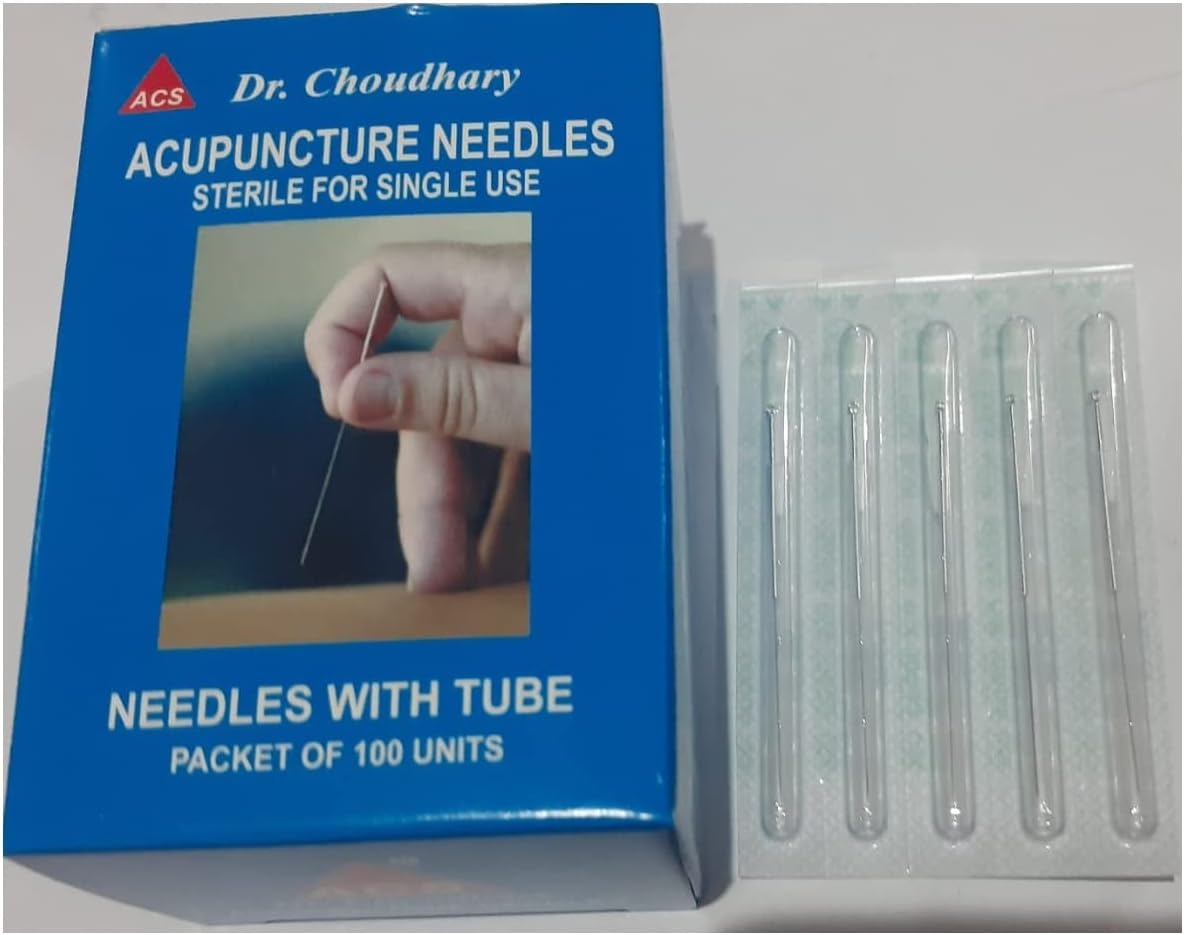 ACi Sterile Acupuncture Needles for Single Use (Size 0.25 x 25) Pack of 100