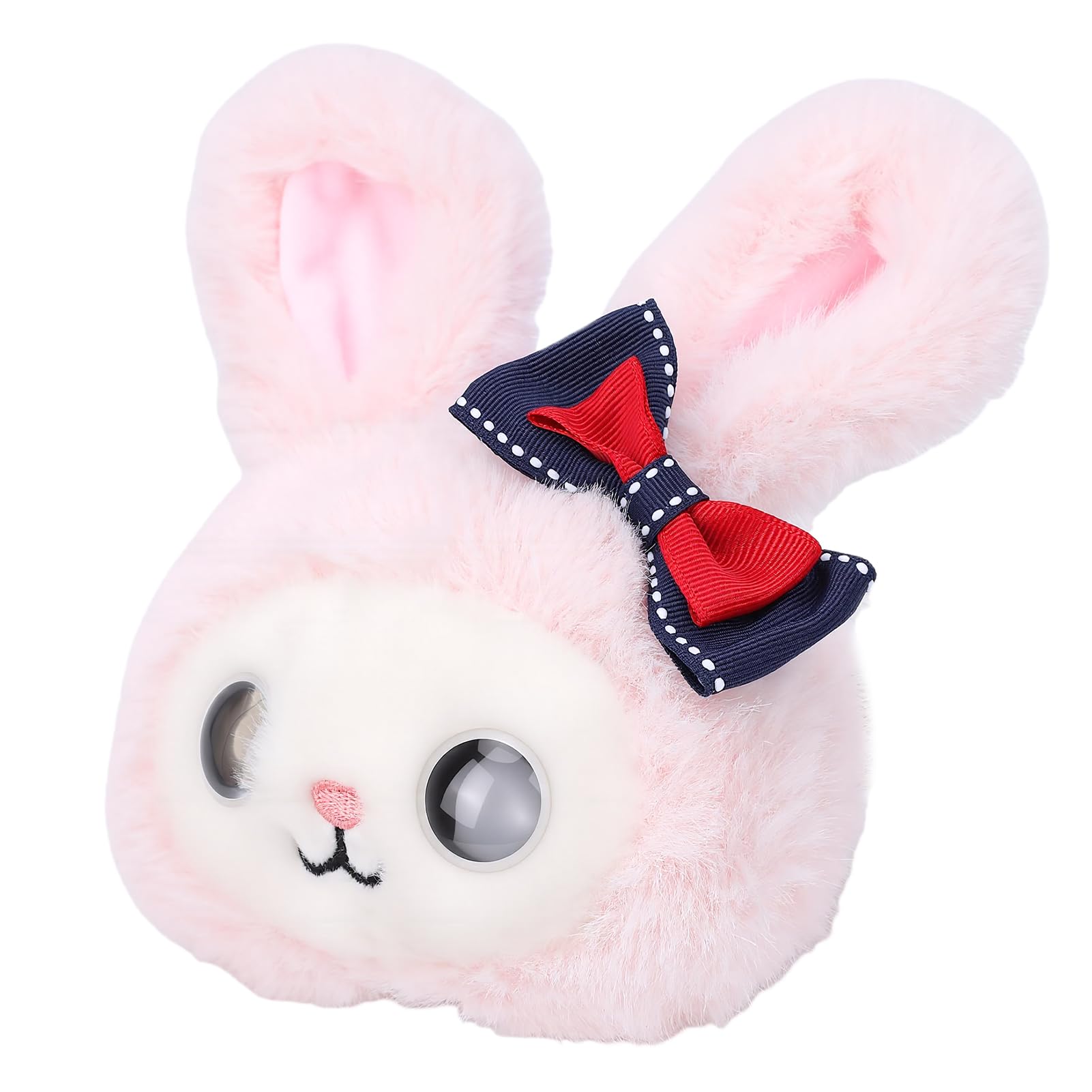 SEAFRONT Juguete de Peluche AI ​​Companion, Animal de Peluche Interactivo de Poliéster con Sensor Táctil, Ojos LED, Chat de Voz, USB C Recargable 1000 MAh para Niños Que Aprenden y Juegan Diariamente