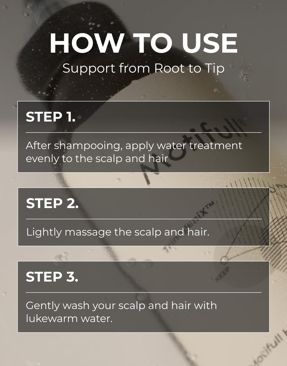 Motifull Hair Boosting Treatment | Hair Growth Treatment for Thinning Hair | Biotin, Caffeine & TrinogeniX Formula for Hair Regrowth, Hair Thinning & Scalp Health (6.76 fl oz) - Image 6