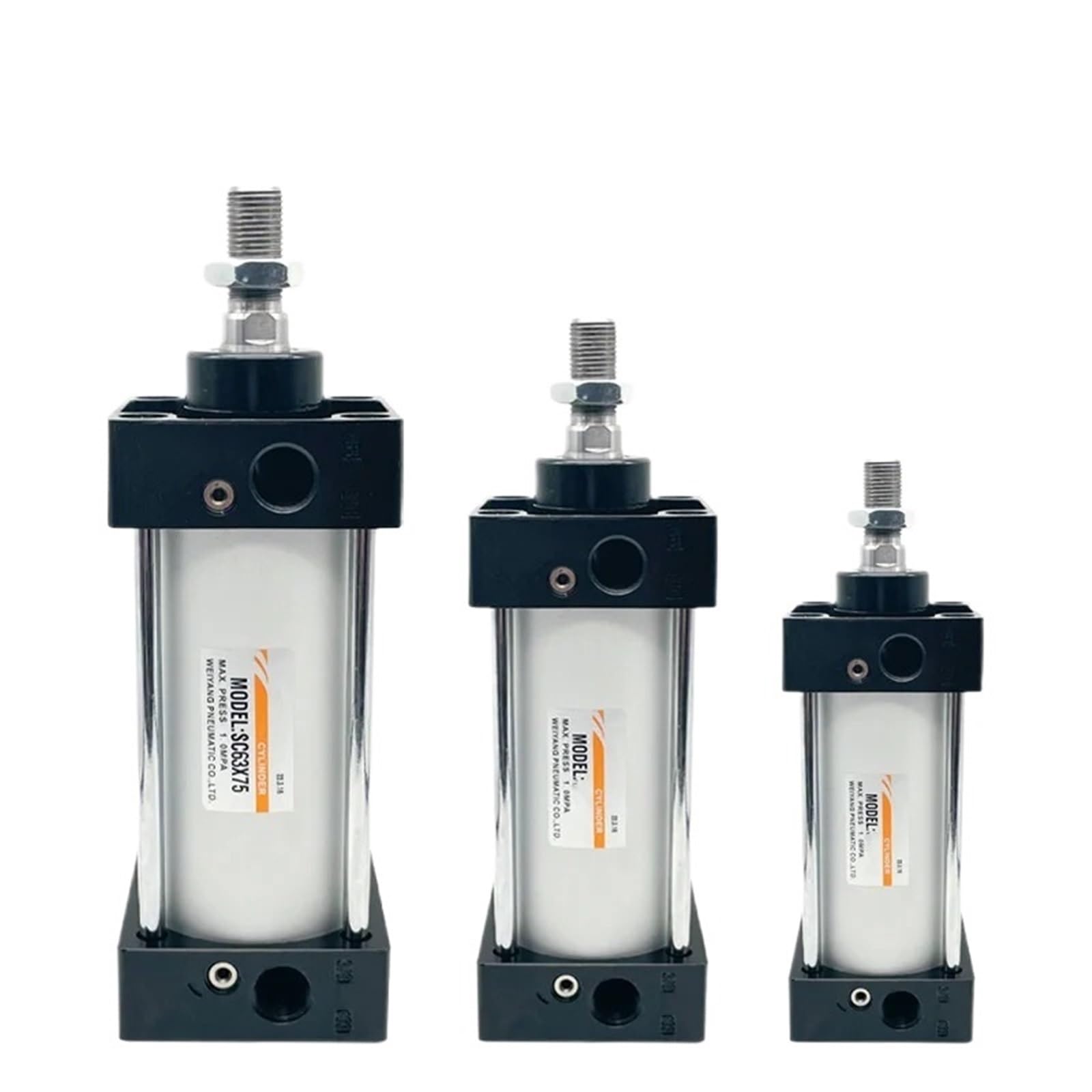 Cylindre pneumatique SC50 200mm pour automatisation mécanique - 7