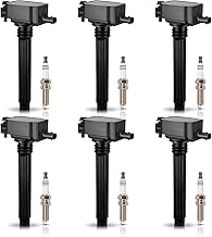 ENA Set of 6 Ignition Coils & Iridium Spark Plugs for UF648 Compatible with Chrysler Dodge Charger Jeep Grand Cherokee Wrangler 200 300 Challenger Journey 3.2L 3.6L V6 Replace for 93175 C894 C1791